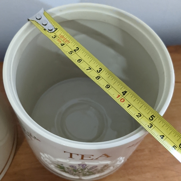 sold.Lenox Spice Garden Coffee Tea Canister - Picture 10 of 15